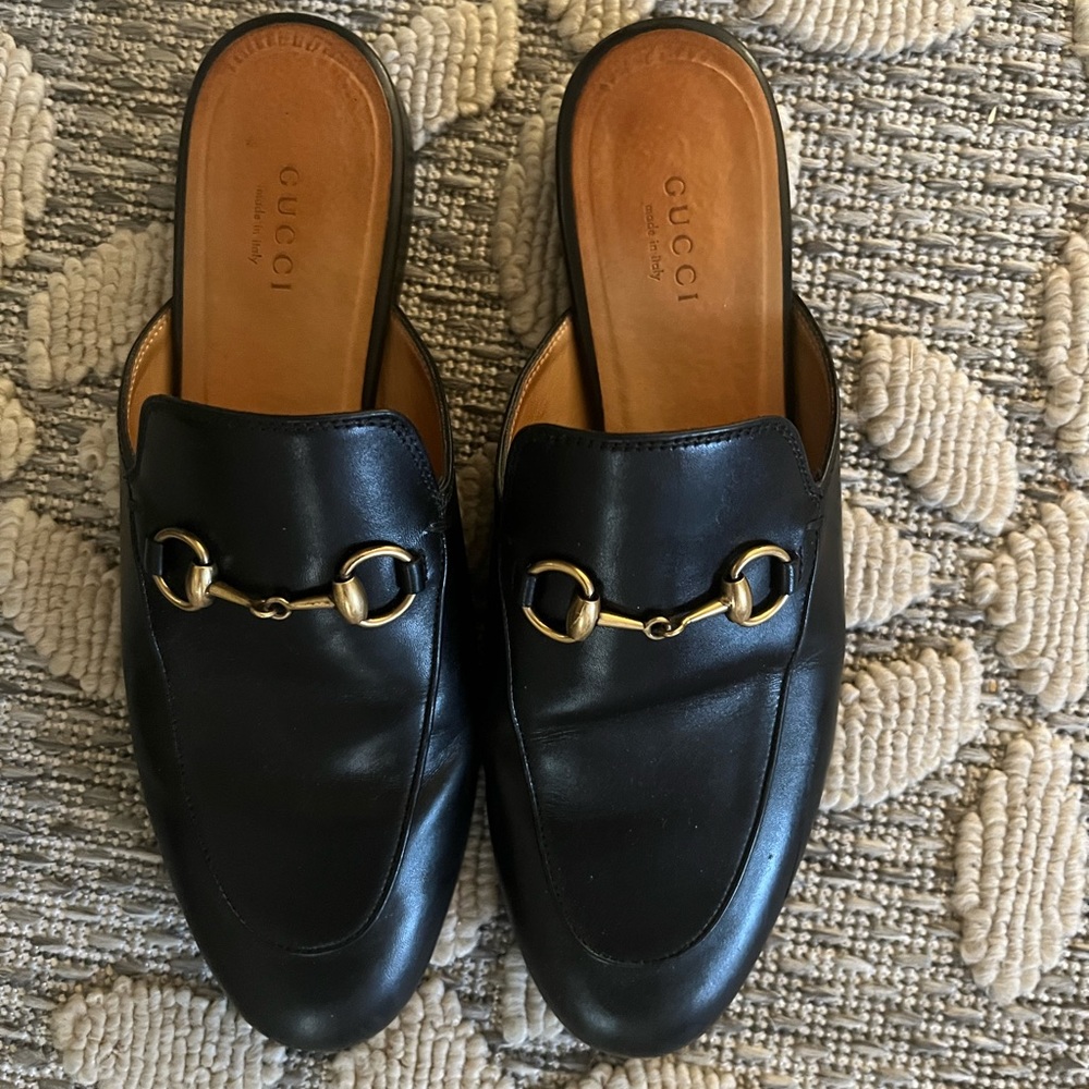 Gucci women’s princetown leather mules